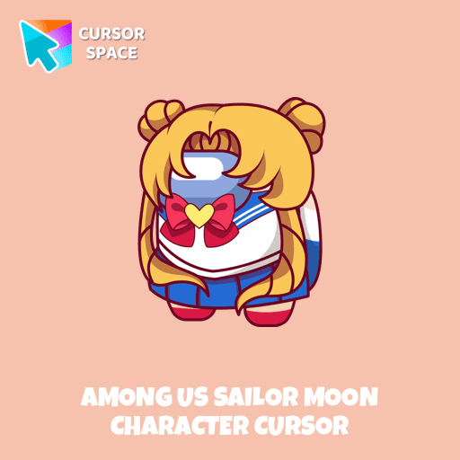 Among Us Sailor Moon Character cursor pointer cursor